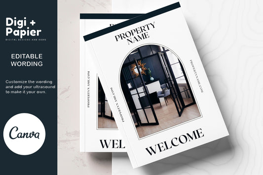Airbnb Welcome Book Template | House Host Manual Guidebook Template | Real Estate Canva Template | Vacation Rental Template | made in Canva