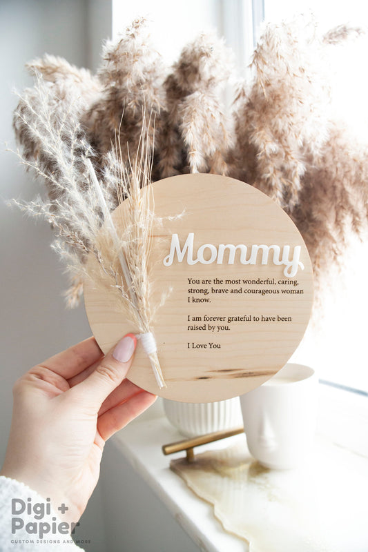 First Mothers Day Gift ,mum frame, mum gift, mother's day gift, mothers day, mum present, mummy, gift from daughter, dried flowers , pampas